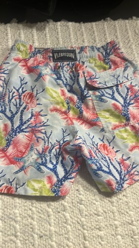 Vilebrequin Tropical Ocean Print Swim Shorts Kids Size 10 - Picture 4 of 9