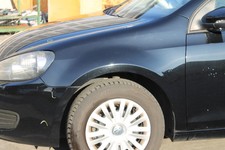 VW Golf 6 Farbe Schwarz L041 Kotflügel Links ohne Anbauteile 62767
