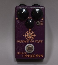 Analogman Prince Of Tone Overdrive Effect Pedal Purple