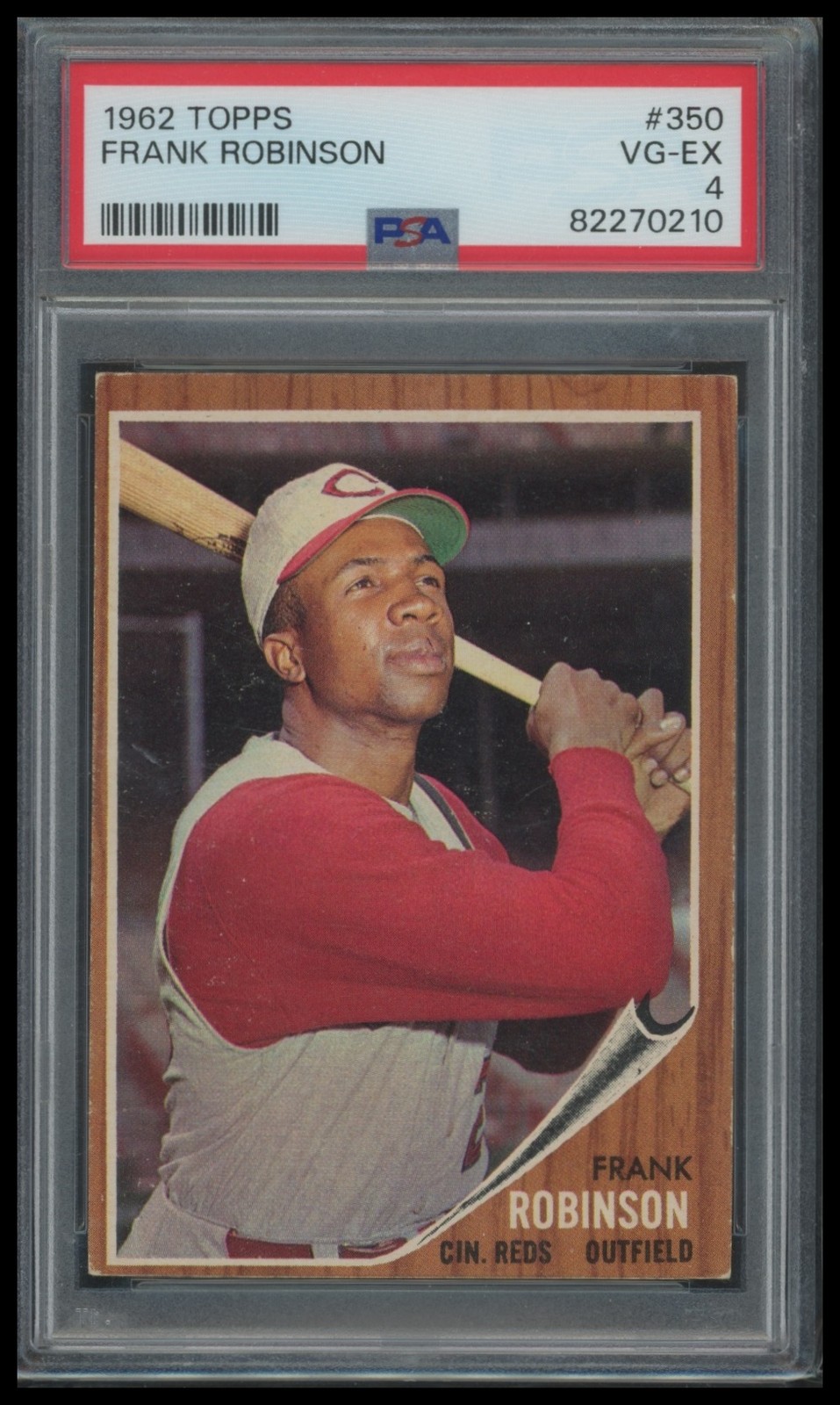 1962 Topps #350 Frank Robinson PSA 4