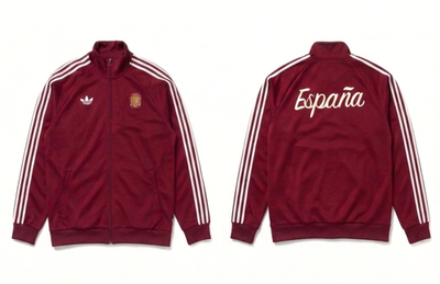 adidas Originals Classic Logo Soccer Team Spain Track Top Retro