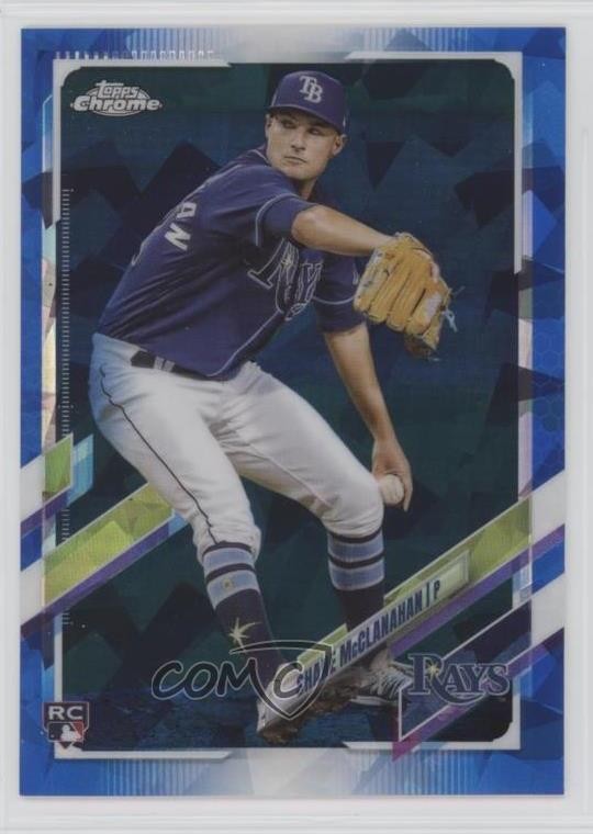 2021 Topps Chrome Sapphire Edition Shane McClanahan #408 1p5
