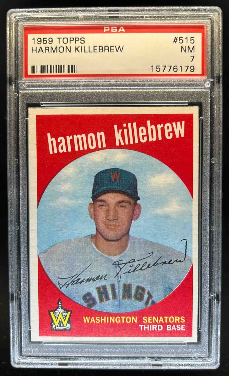 1959 Topps Harmon Killebrew #515 Senators PSA 7