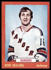 1973-74 Topps #9 Rod Seiling New York Rangers