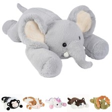 GILFWM Weighted Stuffed Animals Elephant - 25" Big Large, Elephant-gray