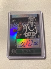 2020-21 Panini Illusions - Trophy Collection Signatures Slick Watts #TC-SLW (AU)