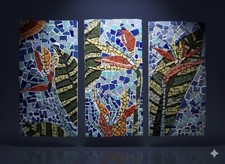 ceramic tile art mosaic wall mural panel