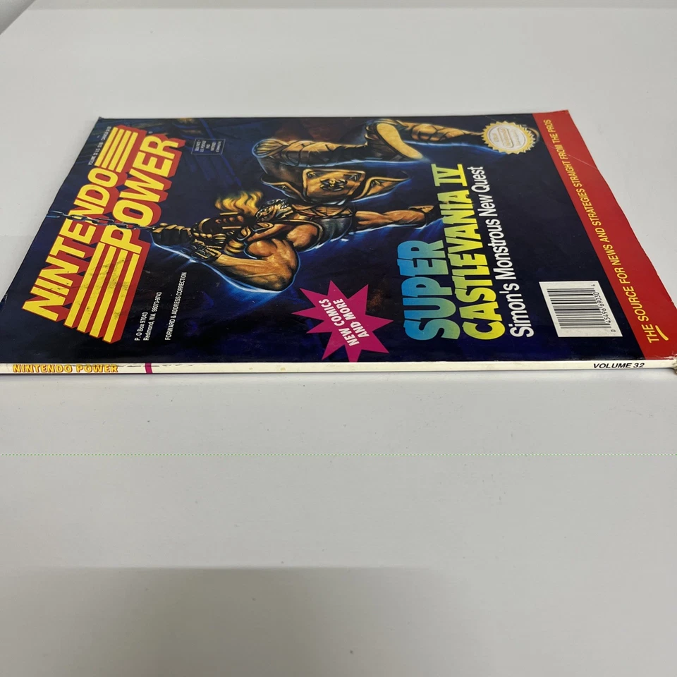 Revista Nintendo Power Super Castlevania IV Vol. Póster 32 enero 1992 Foto 3 de 4