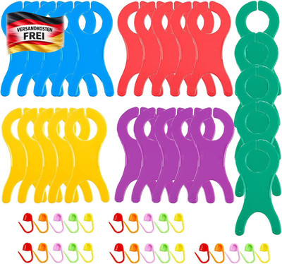 25 farbige Garnspulen Sets für Nähen und Basteln, Fadenspulen, Organisatoren
