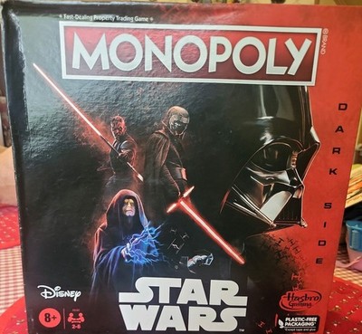 Hasbro Disney Star Wars Dark Side Monopoly Game 2-6 Players NEW SEALED BOX