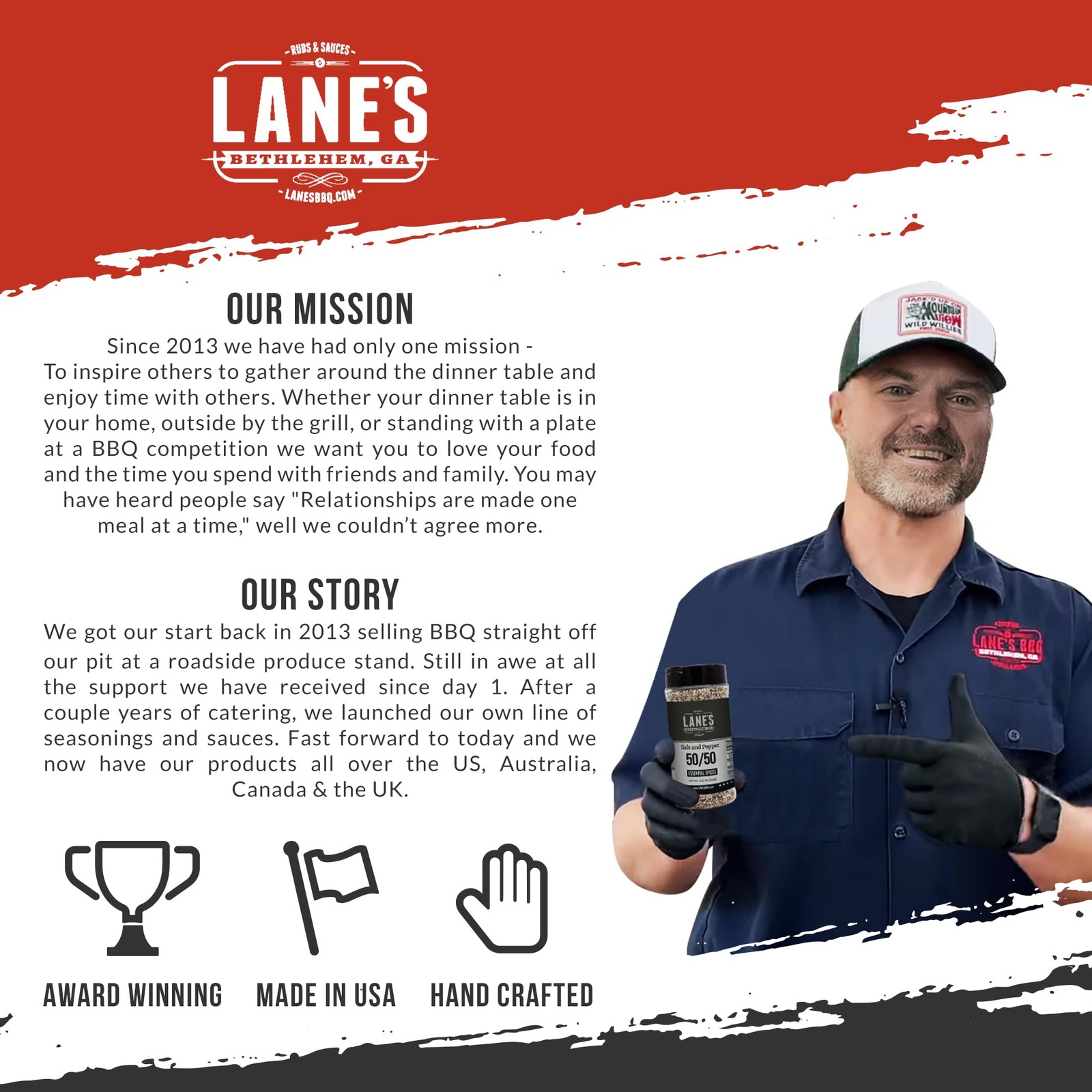 50/50 Salt and Pepper Seasoning, All-Natural Salt & Pepper Spice, 16 Mesh Coa...