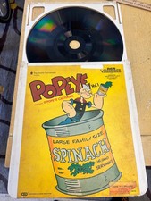 vintage Popeye CED videodisc