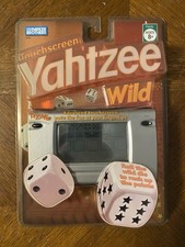 Hasbro Yahtzee Wild Touchscreen Handheld Game Brand New Sealed In Box 