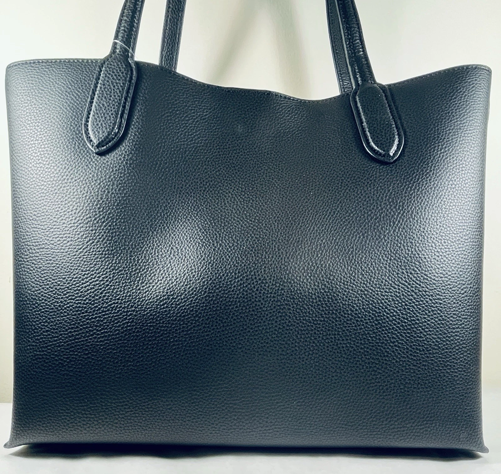 Borsa Coach Willow CO689 NERA pelle ciottolata firma interna tote bag