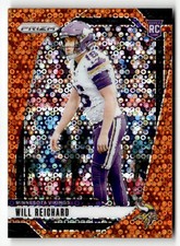 2024 Panini Prizm #396 Will Reichard Orange Disco Prizm