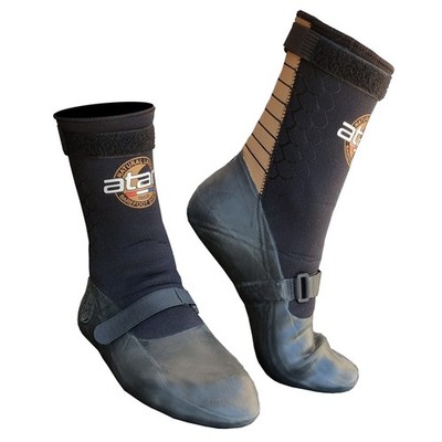 ATAN Wave Neopren Latex Schuh 3mm Gr 40-41 T2 Surfschuh Boot BARFUSS GEFÜHL