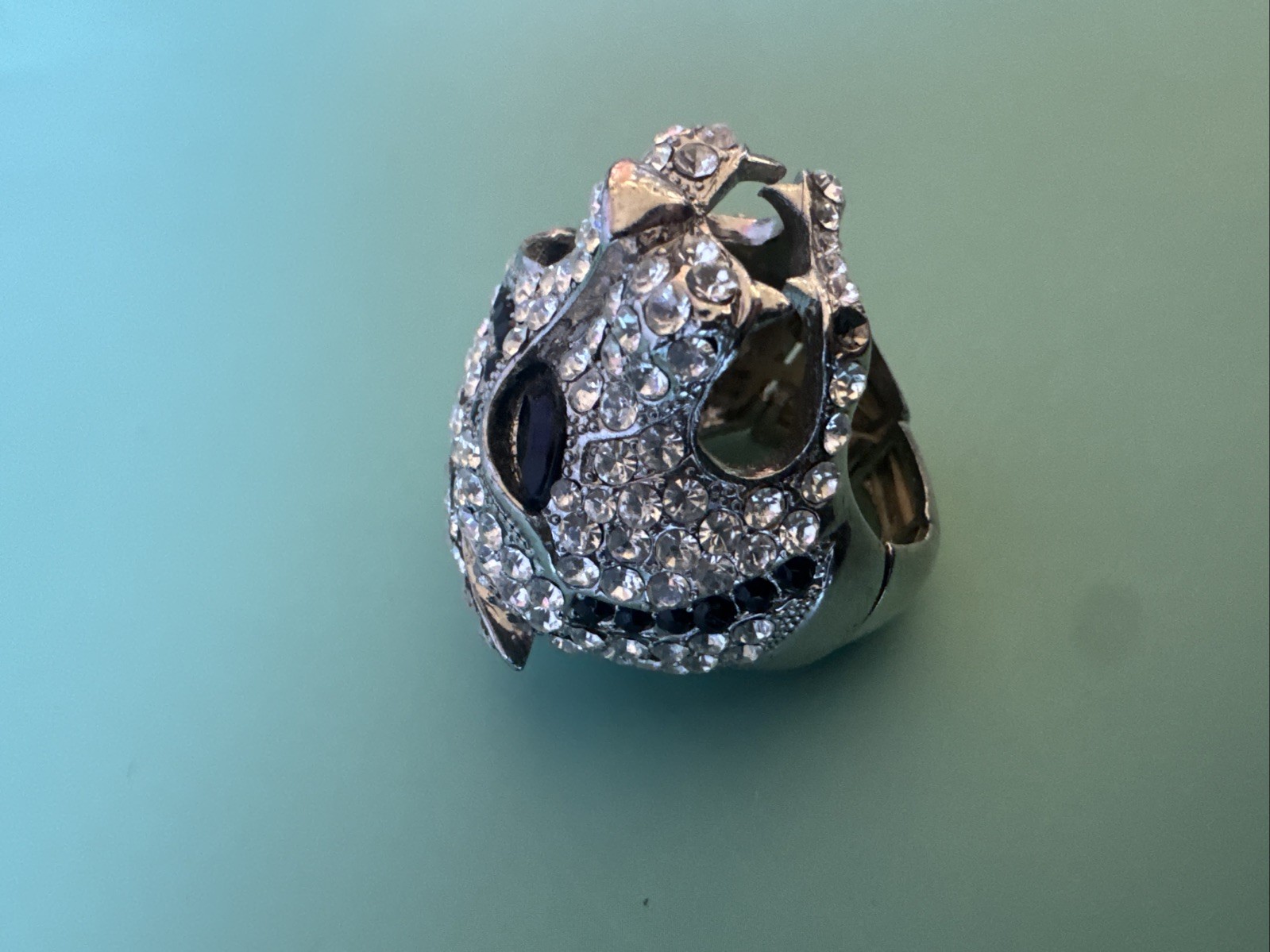 Panther Head Ring - image 3