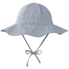 Baby Sun Hat UPF 50 Toddler Sun Protection Bucket Hats for 2-4T Navy Blue