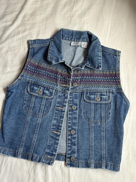 Women Paul Harris Vest Navy Denim 38 / M / 46
