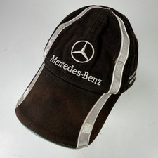 Mercedes-Benz Motorsport Racing Baseball Cap Men's Adjustable Brown Silver