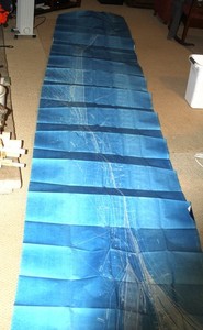 Original Chicago Burlington & Quincy (CBQ) RR Blueprint Map St Paul MN Area 1958