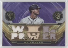 2019 Topps Triple Threads Relics Amethyst 3/27 Wil Myers #TTR-WM3 14zh