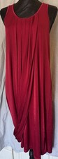 Jean Paul Gaultier for Target Red Draped Dress Formal Sleeveless Glam Size M
