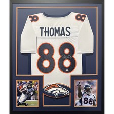Demaryius Thomas Signed Denver Broncos White Jersey JSA Autographed