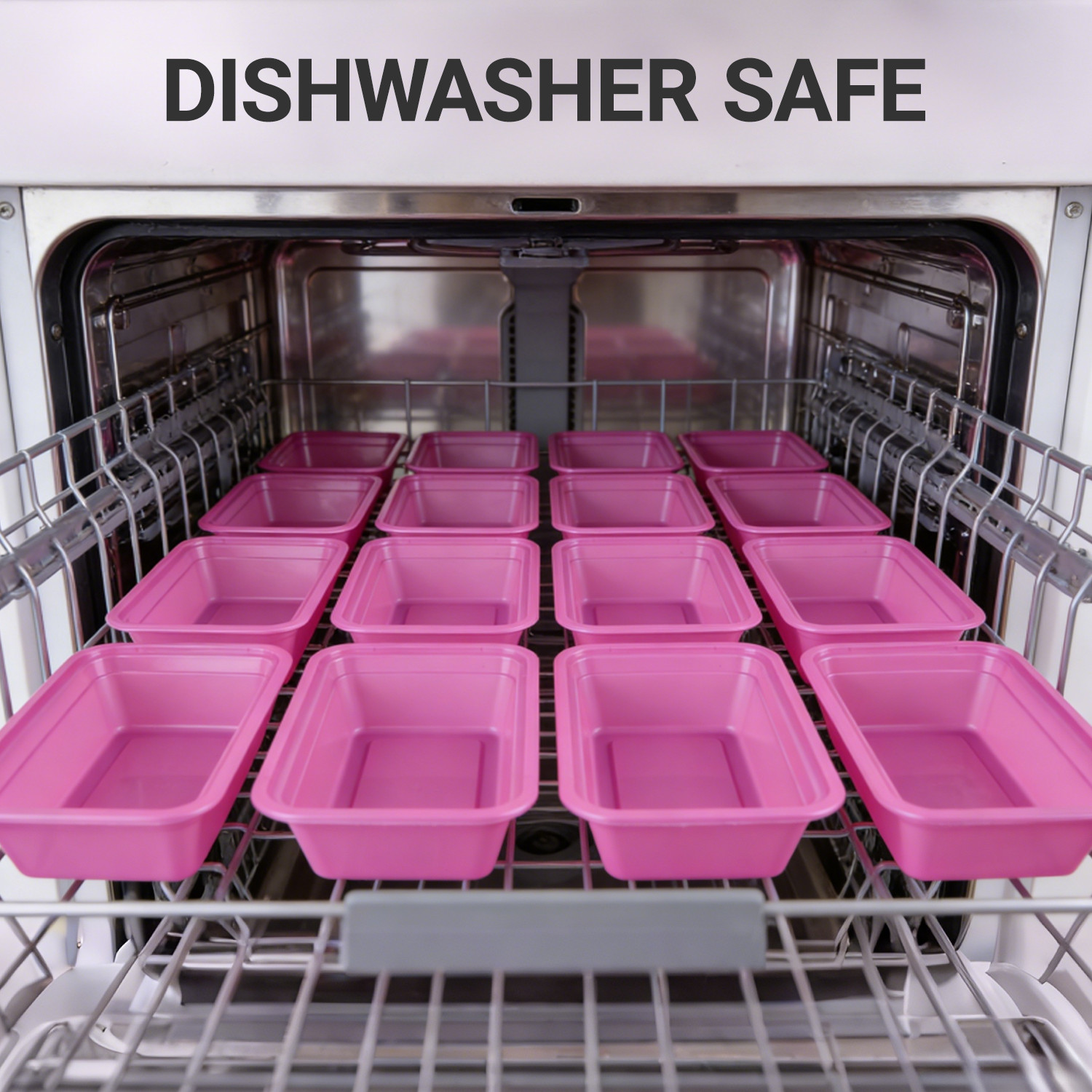 50 Pack 38oz Meal Prep Containers Reusable with Lids Freezer Dishwasher -Purple