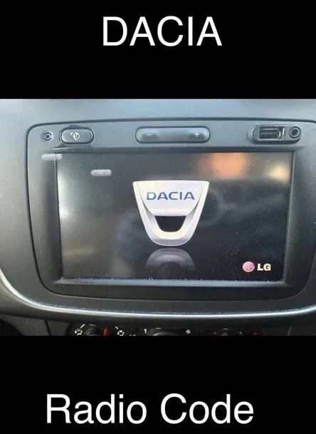 DACIA RADIO CODE UNLOCK FOR ALL MODELS SANDERO DUSTER LOGAN MASTER CODE - Image 1 of 4