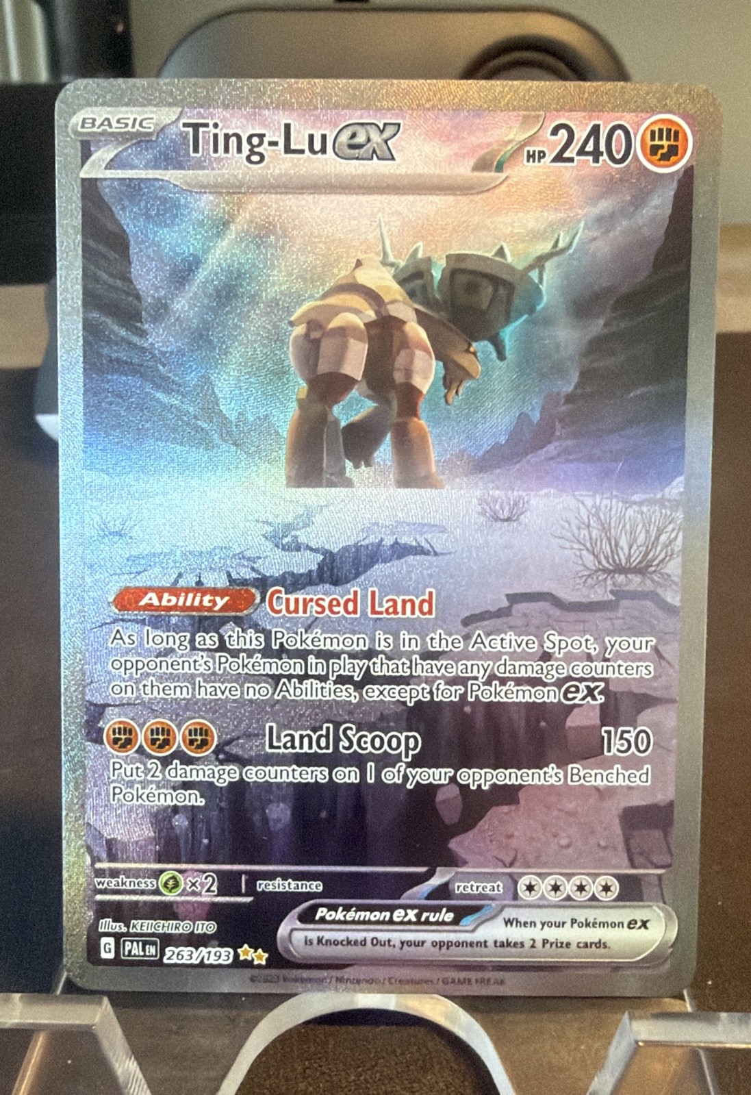 Ting-Lu ex 263/193 Sv02: Paldea Evolved Holo