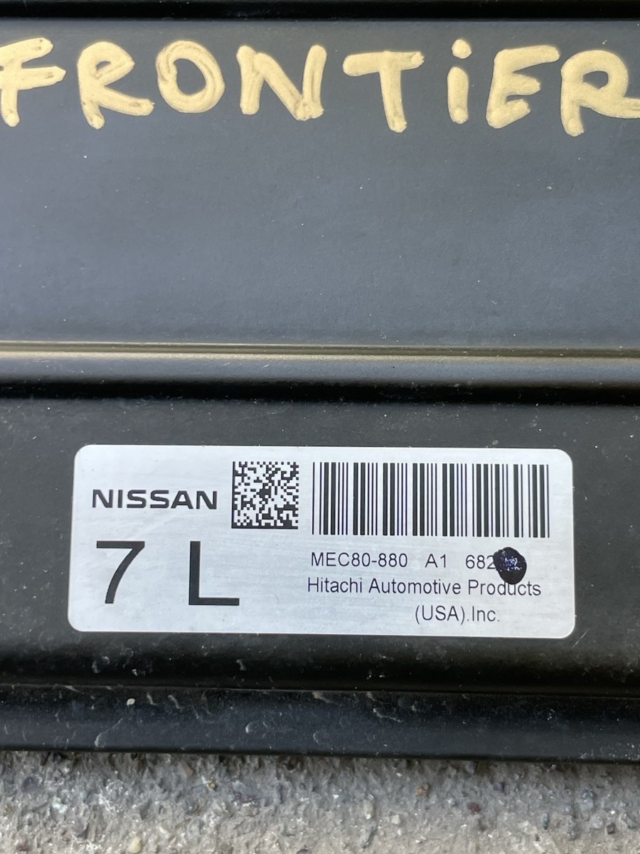 2007-2008 NISSAN FRONTIER 2.5L MEC80-880 A1 ENGINE COMPUTER MODULE