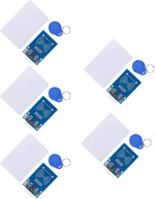 5Pcs RFID Kit Mifare RC522 RFID Reader Module with S50 White Card and Key Ring f