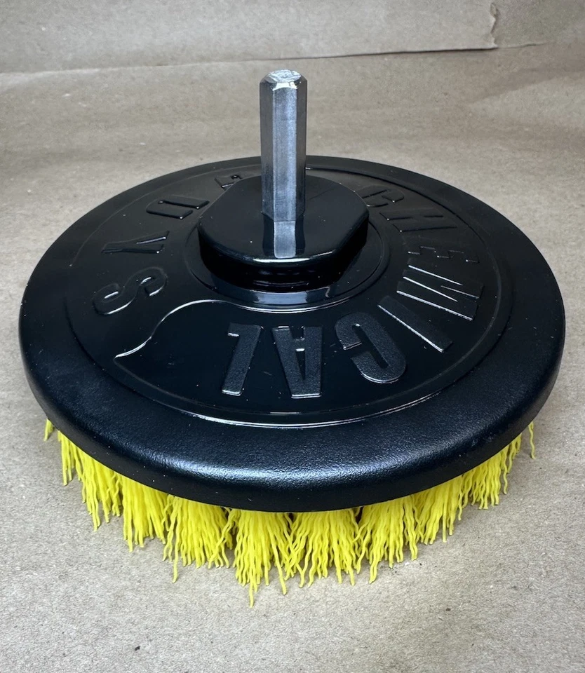 Chemical Guys ACC507 - Cepillo de taladro giratorio para alfombras, trabajo mediano Foto 4 de 4