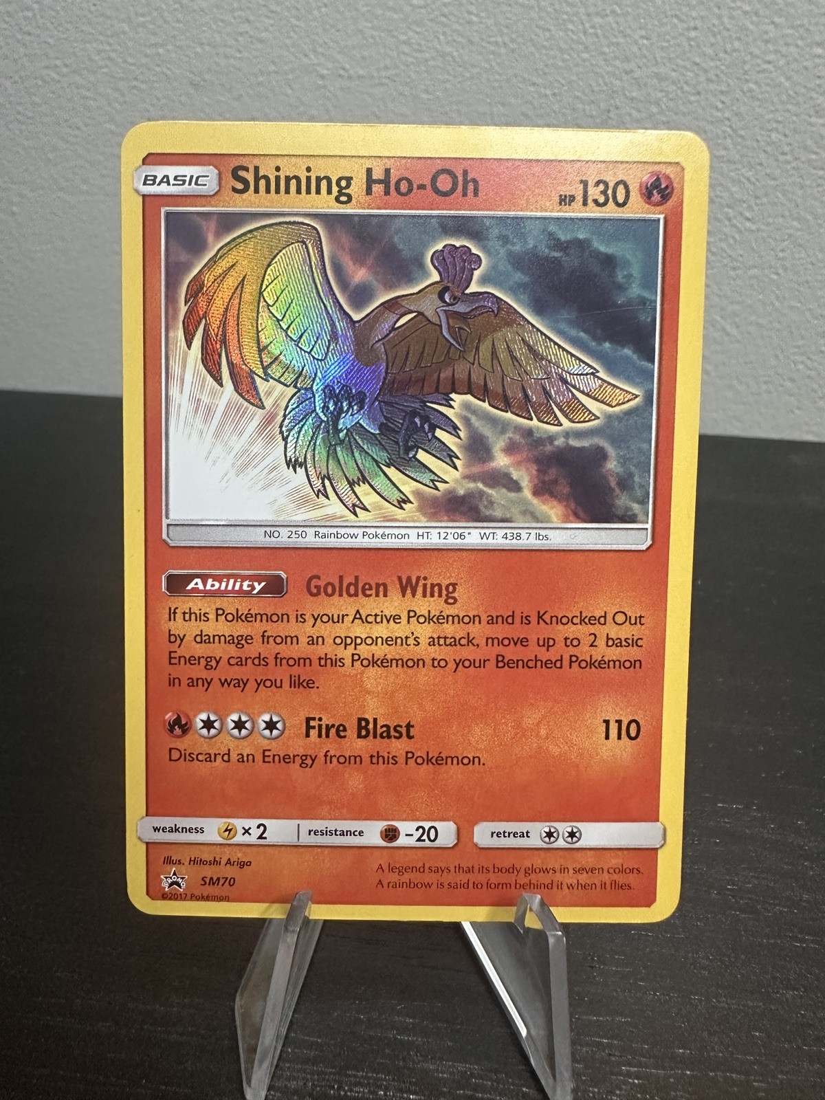 Shining Ho-Oh SM70 PROMO SM Holo - Pokemon TCG - NM