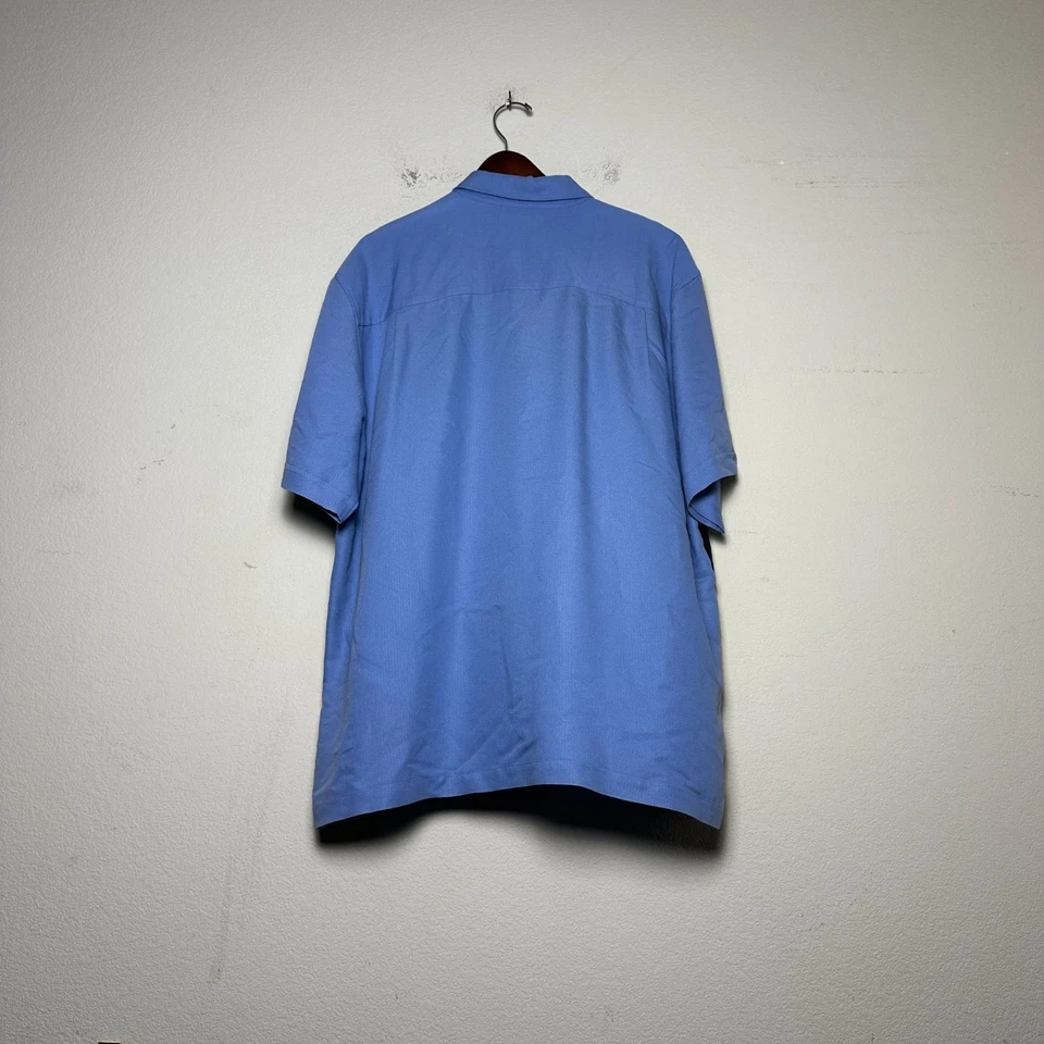 Camisa De Colección The Havanera Co Hombres XXL Azul Bordada Años 90 Gráfico Indie Clásico Foto 2 de 4