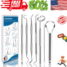 Dental Tools, Dental Pick for Teeth Cleaning, Stainless Steel Hygiene Kit with