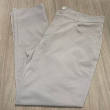 Peter Millar EB66 Classic Fit Performance Pants Mens 40x30 Gray Golf Trousers