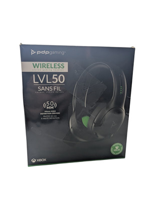 PDP LVL50 Wireless Stereo Headset 048-025-NA-BK Xbox One Series X|S