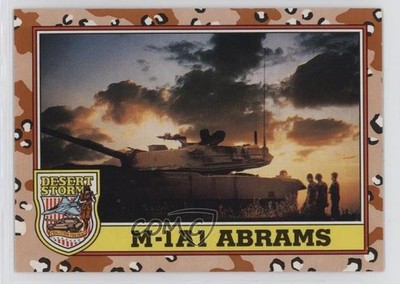 1991 Topps Desert Storm M-1a1 Abrams #215 1b9b