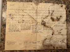 1971 Chevrolet 402 auto buckets Monte Carlo OEM Build Sheet Van Nuys California