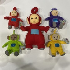 Vintage 1998 Teletubbies Red Po 15" Talking Plush Doll PlaySkool Hasbro 4 LITTLE