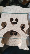 1 PC Quality Double Bass Bridge Flamed Maple 3/4 or 4/4 Size