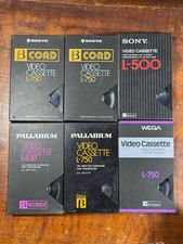 Betamax Kassetten Sanyo Wega Sony Palladium getestet