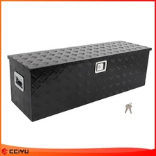 ?48"X15"X15" X-LARGE ALUMINUM TRAILER PICKUP TRUCK BED TOOL STORAGE BOX LOCK