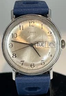 Vintage Mens Timex Silver Tone Wristwatch WILL NOT RUN For Parts Or Repair H