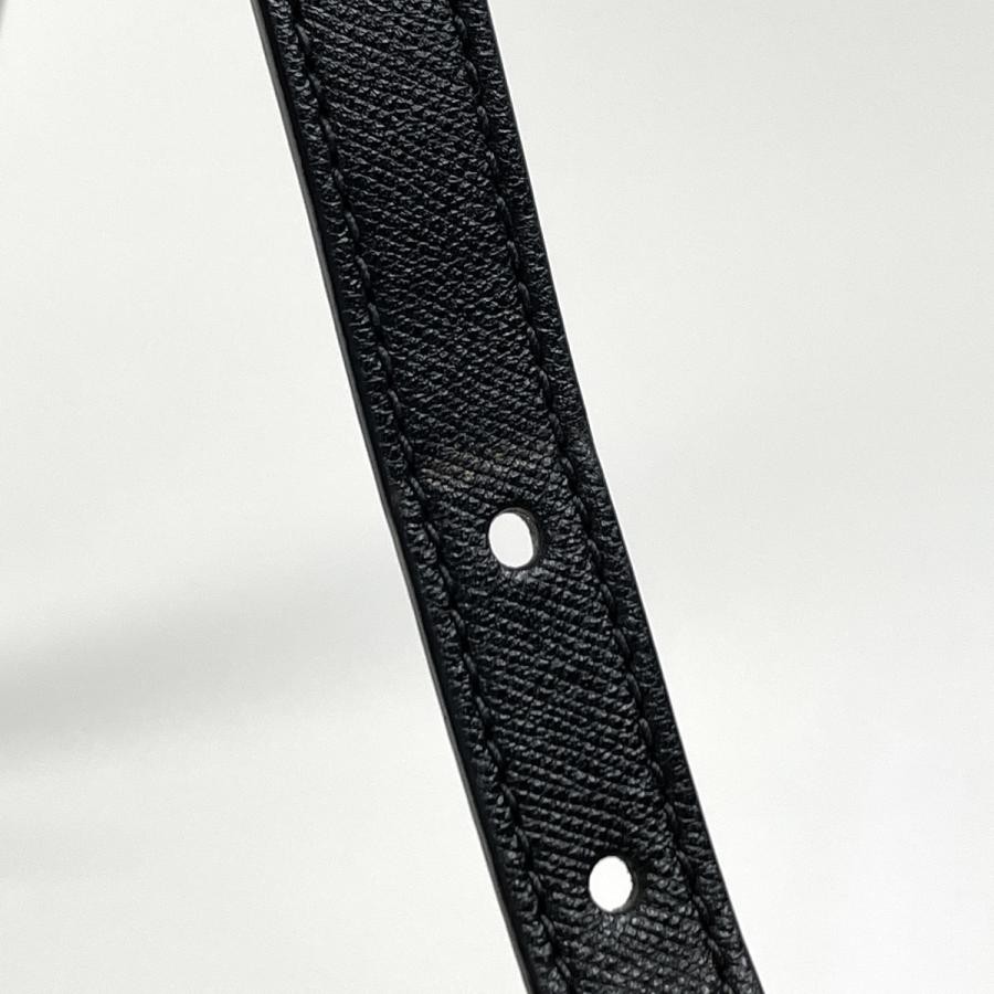 PRADA Plate 2-Way Shoulder Handbag Tessuto Nylon Black #BS1319 thumbnail 5