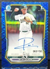 Ricky Duran Bowman Chrome 2026 Blue /150 #063 Auto