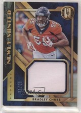 2018 Panini Gold Standard Newly Minted Memorabilia Prime 11/49 Bradley Chubb 0o0