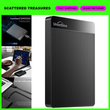 500GB Ultra Slim Portable External Hard Drive - USB 3.0, Fast Data Storage, Ligh
